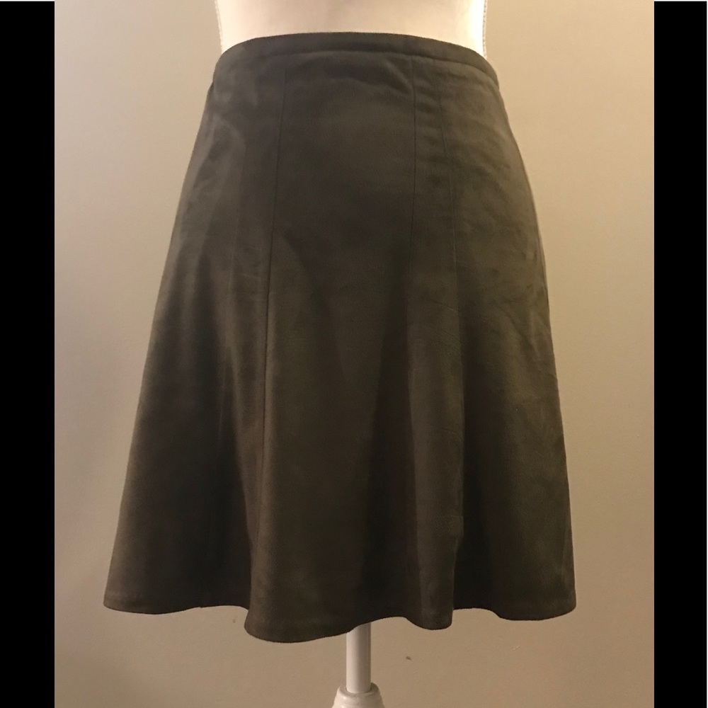 The Limited. Size M. Microfiber skater skirt. Perfect for fall.